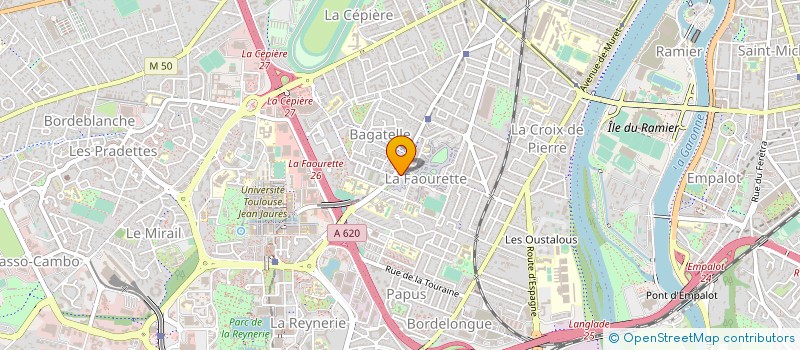 localisation de l'entreprise MONSIEUR ABDELOUAHED EL OUALI à TOULOUSE