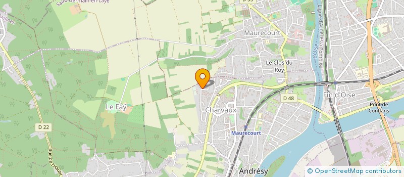 localisation de l'entreprise MONSIEUR ABDELOUAHED HIRCHI  ANDRESY