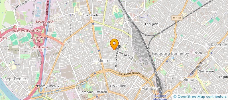 localisation de l'entreprise MONSIEUR ABDELOUAHED M'RANI ALAOUI  TOULOUSE