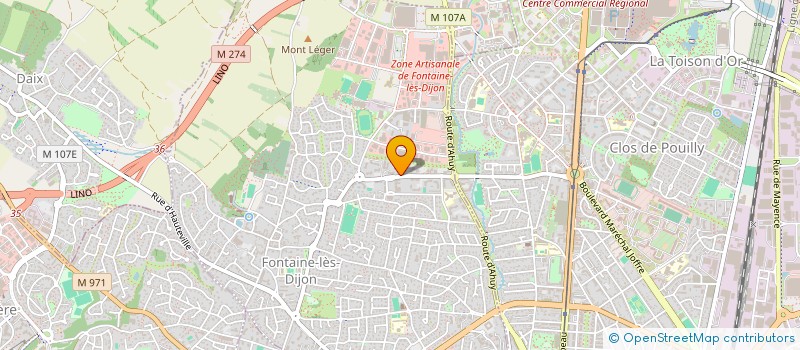 localisation de l'entreprise MONSIEUR ABDELOUAHED SISSAOUI à FONTAINE-LES-DIJON