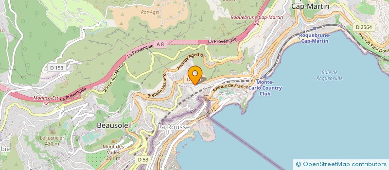 localisation de l'entreprise MONSIEUR ABDELOUAHED ZENOUAKI à ROQUEBRUNE-CAP-MARTIN