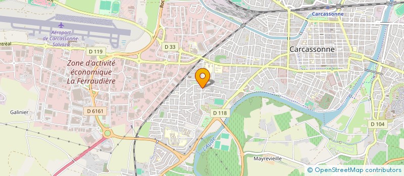 localisation de l'entreprise MONSIEUR ABDELOUAHHAB FETTOUHI à CARCASSONNE