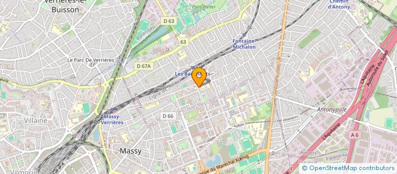 localisation de l'entreprise MONSIEUR ABDELOUAHID BENALLA à ANTONY