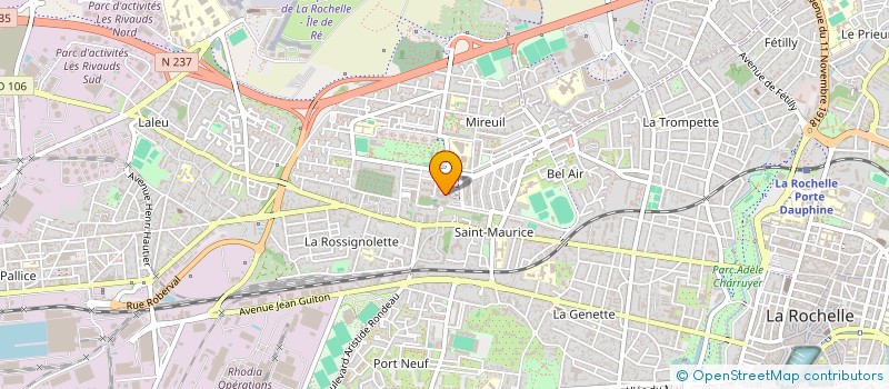 localisation de l'entreprise MONSIEUR ABDELOUAHID EL GHADDARI  LA ROCHELLE