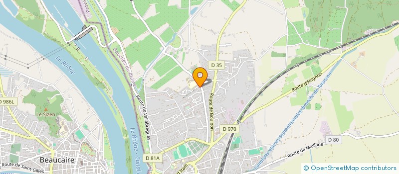 localisation de l'entreprise MONSIEUR ABDELOUAHID EL KADIRI BOUTCHICH  TARASCON