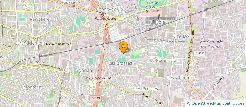 localisation de l'entreprise MONSIEUR ABDELOUAHID HAROUZ  VILLEURBANNE