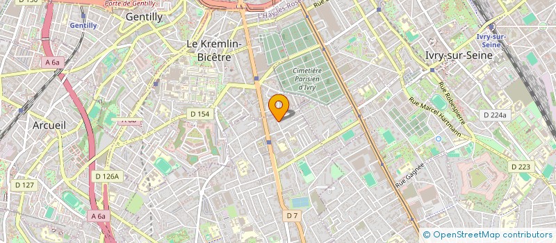 localisation de l'entreprise MONSIEUR ABDELOUAHID KERDOUCI  VILLEJUIF