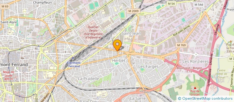 localisation de l'entreprise MONSIEUR ABDELOUAID LOURAGH  CLERMONT-FERRAND