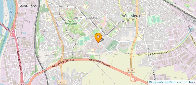 localisation de l'entreprise MONSIEUR ABDELOUHAB BENMEHENNI  VENISSIEUX