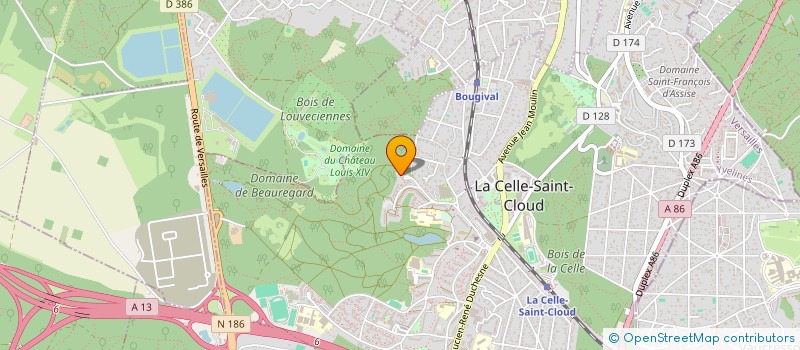 localisation de l'entreprise MONSIEUR ABDELOUHAB HAMMANI  LA CELLE-SAINT-CLOUD