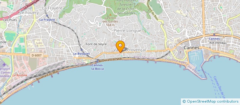 localisation de l'entreprise MONSIEUR ABDELRACHID BEN MILED à CANNES