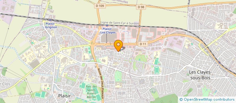 localisation de l'entreprise MONSIEUR ABDELRAFIA GUELOUZA à PLAISIR