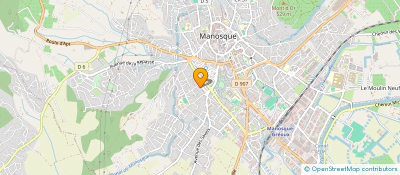 localisation de l'entreprise MONSIEUR ABDELRAHAMANE BOUDRAHEM  MANOSQUE