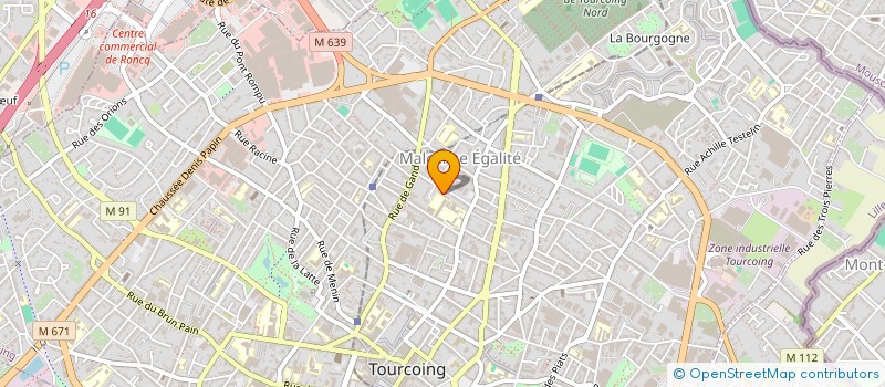 localisation de l'entreprise MONSIEUR ABDELRAHIM DERRAZ  TOURCOING