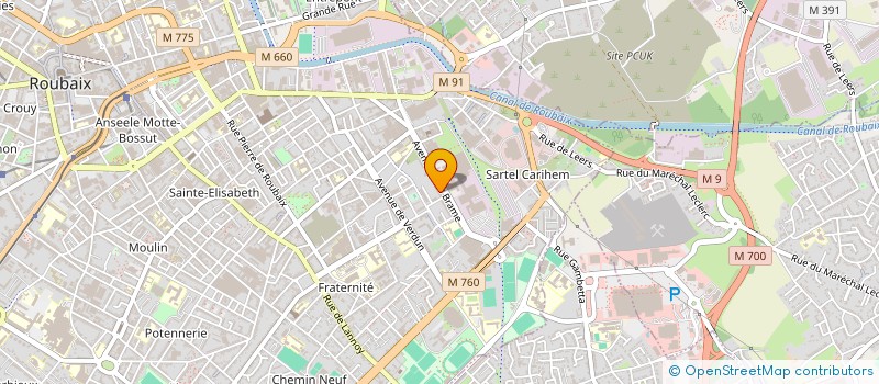localisation de l'entreprise MONSIEUR ABDELRAHIM ELMEZIN  LILLE