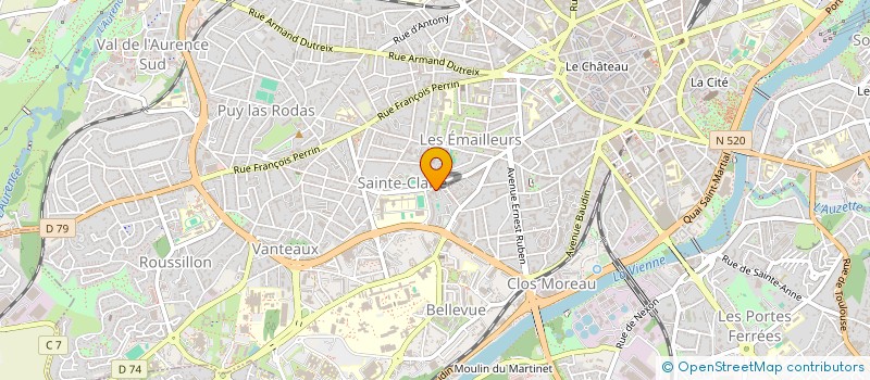 localisation de l'entreprise MONSIEUR ABDELRAHIM MOHAMMED SULEYMAN à LIMOGES