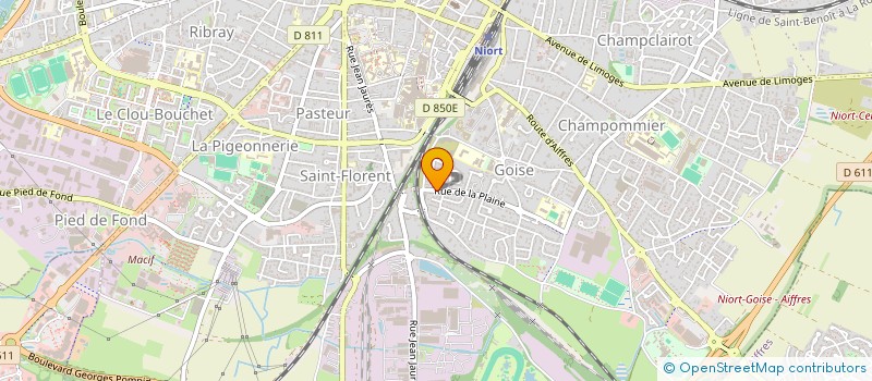 localisation de l'entreprise MONSIEUR ABDELRAHMAN ABDI JIBRIL à NIORT