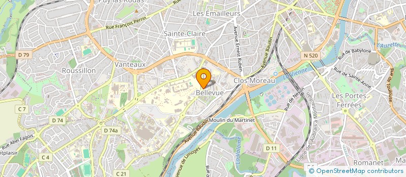 localisation de l'entreprise MONSIEUR ABDELRAHMAN AHMADZAI à LIMOGES