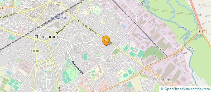localisation de l'entreprise MONSIEUR ABDELRAHMAN EL BERGUI à CHATEAUROUX