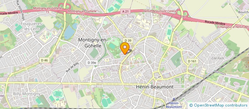 localisation de l'entreprise MONSIEUR ABDELRAHMAN HEND  MONTIGNY-EN-GOHELLE