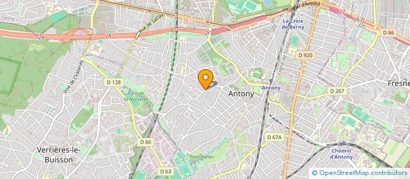 localisation de l'entreprise MONSIEUR ABDELRAHMAN KHORCHID à ANTONY