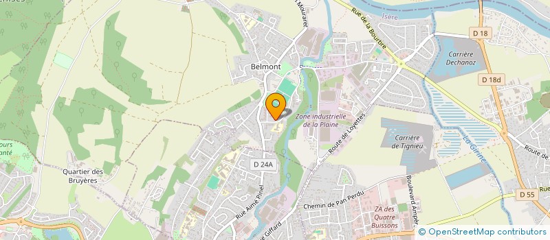 localisation de l'entreprise MONSIEUR ABDELRAHMAN MEGHERBI  CHAVANOZ