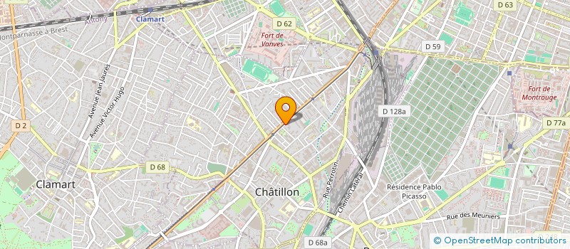 localisation de l'entreprise MONSIEUR ABDELRAHMAN MOSTAFA à CHATILLON