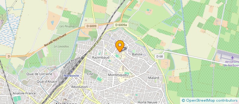 localisation de l'entreprise MONSIEUR ABDELRAHMANE BELOUAZANI à NARBONNE