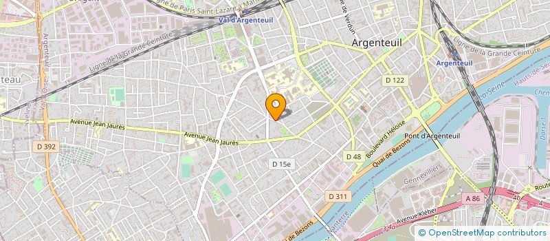 localisation de l'entreprise MONSIEUR ABDELRAHMANE CHAREF à ARGENTEUIL