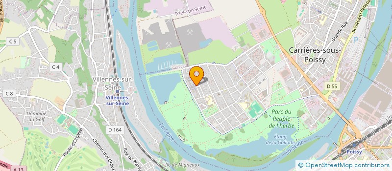 localisation de l'entreprise MONSIEUR ABDELRAHMANE DORGHAL  CARRIERES-SOUS-POISSY