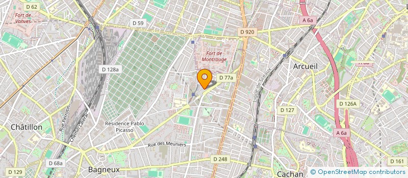 localisation de l'entreprise MONSIEUR ABDELRAHMANE HACHIM ABDELKARIM à BAGNEUX