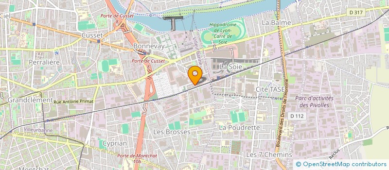 localisation de l'entreprise MONSIEUR ABDELRAHMANE LEKSIR  VILLEURBANNE