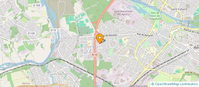 localisation de l'entreprise MONSIEUR ABDELRAHMANE TAHA-MOHAMED à ANGOULEME