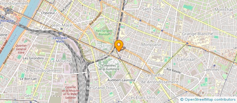 localisation de l'entreprise MONSIEUR ABDELRAHNI GASMI  LYON