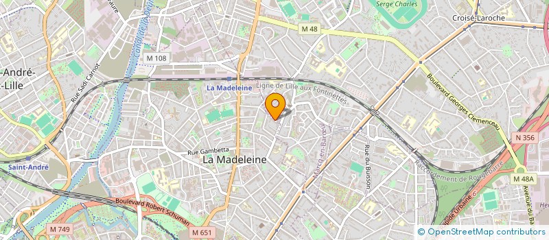 localisation de l'entreprise MONSIEUR ABDELRANI MOROUCHE à LA MADELEINE