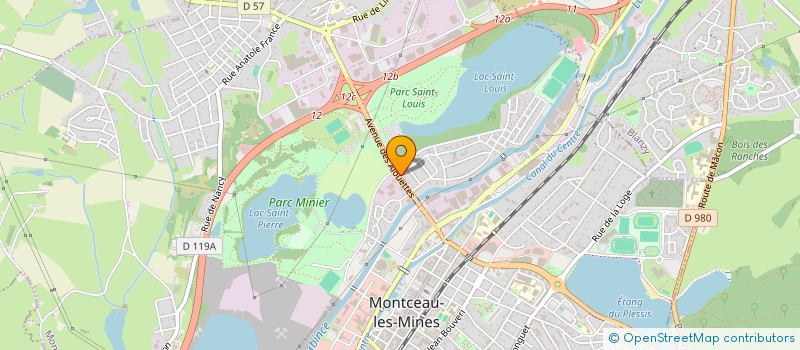 localisation de l'entreprise MONSIEUR ABDELRANIE LAIFA  MONTCEAU-LES-MINES