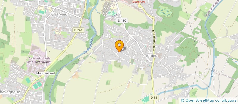 localisation de l'entreprise MONSIEUR ABDELRAOUF HAMMOU  TIGNIEU-JAMEYZIEU