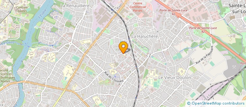 localisation de l'entreprise MONSIEUR ABDELRAZAK EL BEKALI à NANTES
