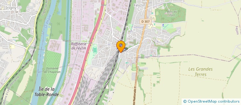 localisation de l'entreprise MONSIEUR ABDELRAZEK BOUGHERARA  FEYZIN