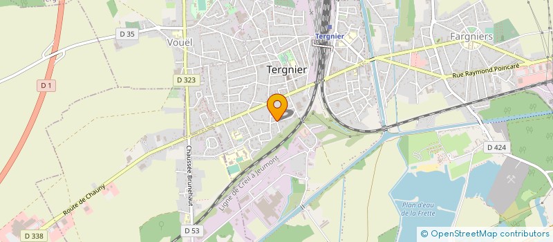localisation de l'entreprise MONSIEUR ABDELRAZZAK ATTIGUI à TERGNIER