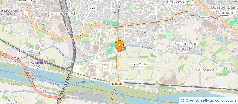 localisation de l'entreprise MONSIEUR ABDELRHANI ERRACHIDI  AVIGNON