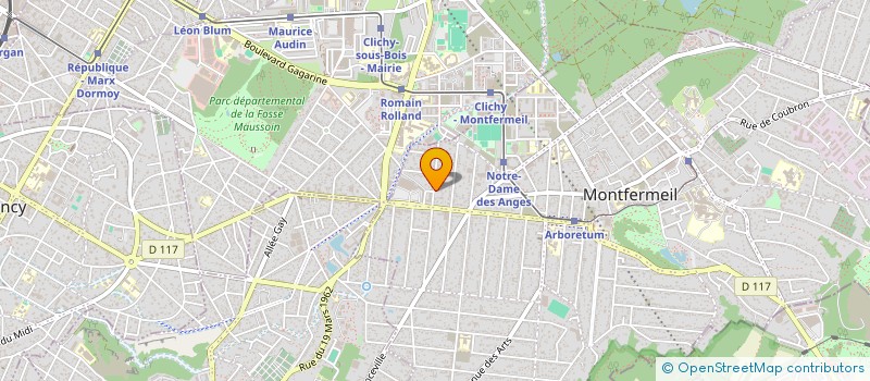 localisation de l'entreprise MONSIEUR ABDELRHMAN EL MASRY  MONTFERMEIL