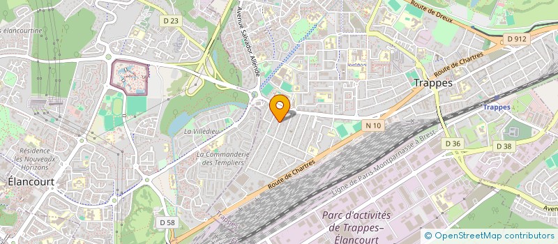 localisation de l'entreprise MONSIEUR ABDELRRAHMANE AZZOUZ  TRAPPES