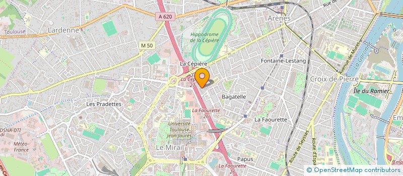 localisation de l'entreprise MONSIEUR ABDELRRAZIQ BOUOUDA à TOULOUSE