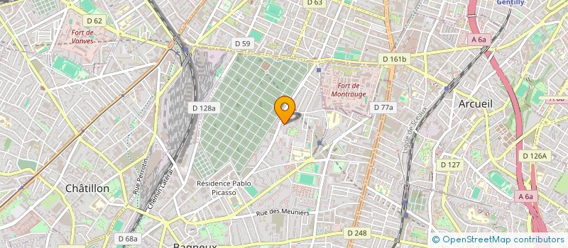 localisation de l'entreprise MONSIEUR ABDELSABER BERBACHI à BAGNEUX