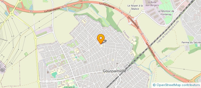 localisation de l'entreprise MONSIEUR ABDELSALEM HITACHE à GOUSSAINVILLE