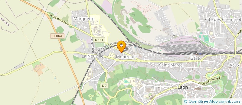 localisation de l'entreprise MONSIEUR ABDELSAMAD ABDEL FATAH ARBAB  LAON