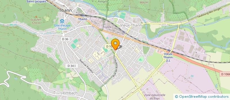 localisation de l'entreprise MONSIEUR ABDELSAMAD JLAJLI  VIEUX-THANN