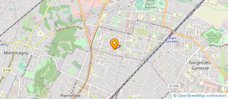 localisation de l'entreprise MONSIEUR ABDELSLAM MASLAK  SARCELLES