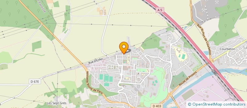 localisation de l'entreprise MONSIEUR ABDELTIF MADI  MONTEREAU-FAULT-YONNE